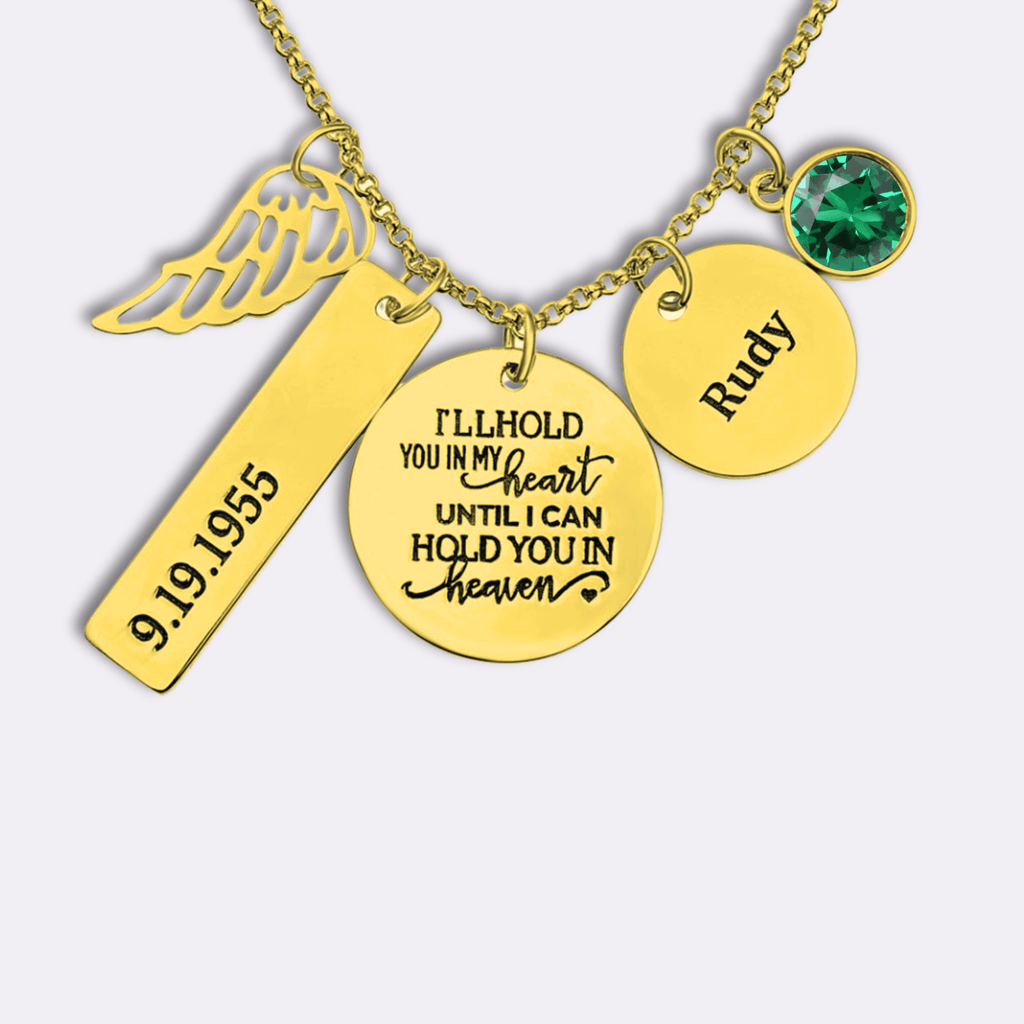 925 Sterling Silver Memorial Necklace - Ornaments Co - Silver
