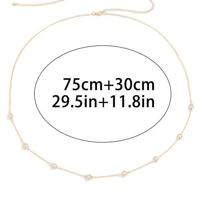 Beach Body Gold Waist Chain For Women - Ornaments Co - 18K Gold Plated
