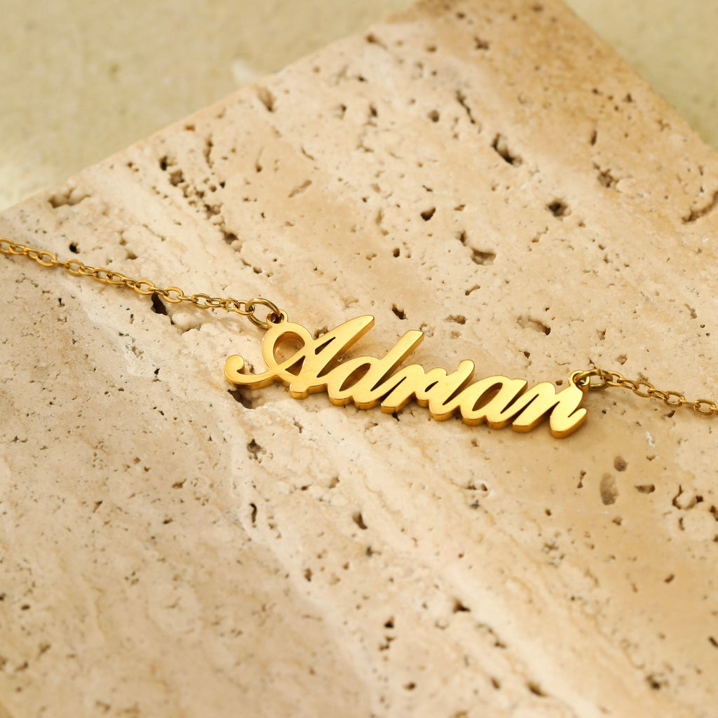 Beloved Family Name Necklace - Ornaments Co - 18K Gold Plated
