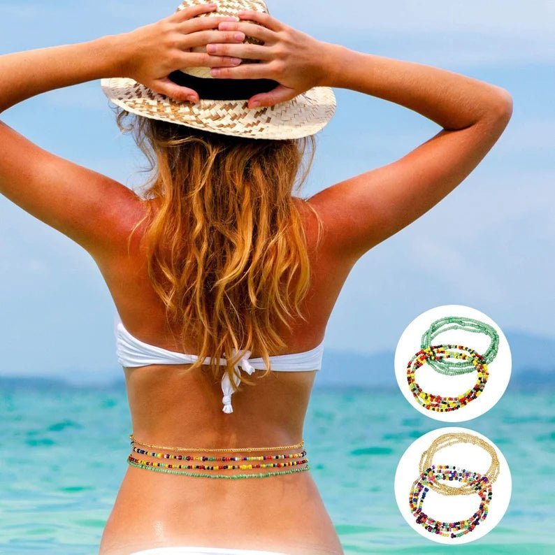 Colorful Beaded Waist Chains - Ornaments Co - Multicolor