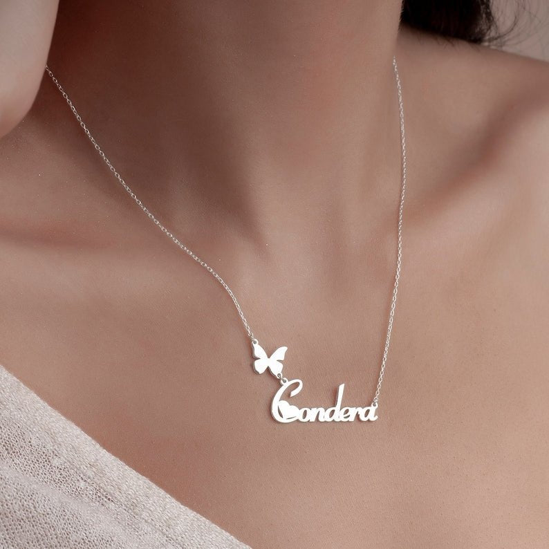 Customized Name Necklaces for Women With Character - Ornaments Co - 18K Gold Plated