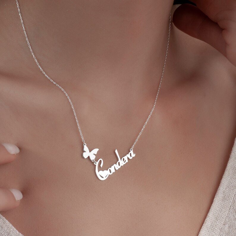 Customized Name Necklaces for Women With Character - Ornaments Co - 18K Gold Plated
